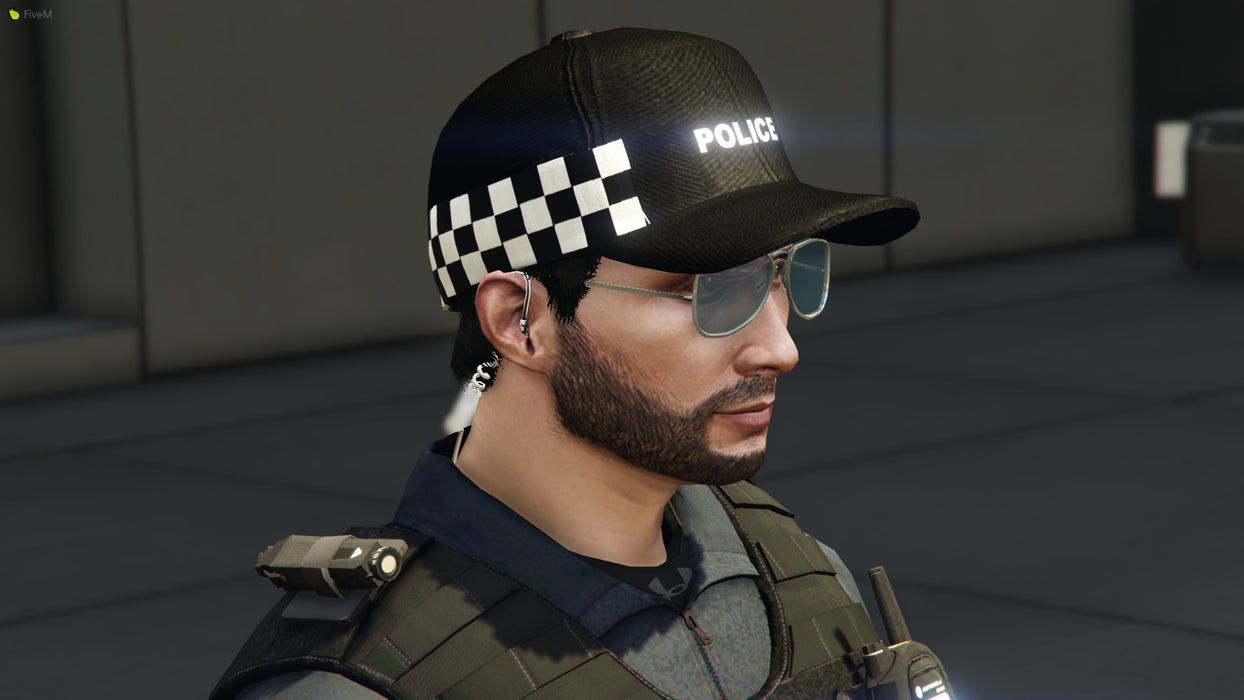 Generic Police Baseball Cap (Black)
